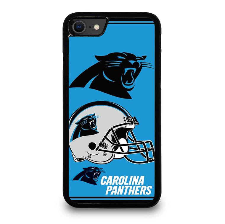 CAROLINA PANTHERS LOGO COLLAGE iPhone SE 2022 Case Cover