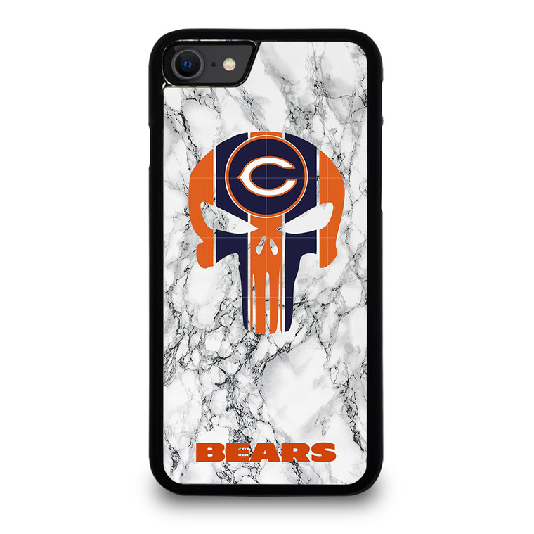 CHICAGO BEARS PUNISHER SKULL iPhone SE 2022 Case Cover