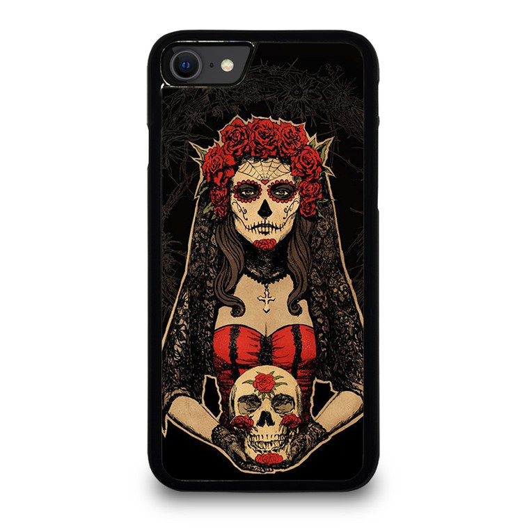 DAY OF THE DEAD ART iPhone SE 2022 Case Cover