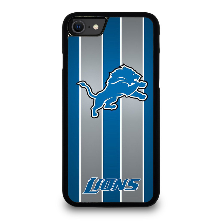 DETROIT LIONS STRIPE iPhone SE 2022 Case Cover