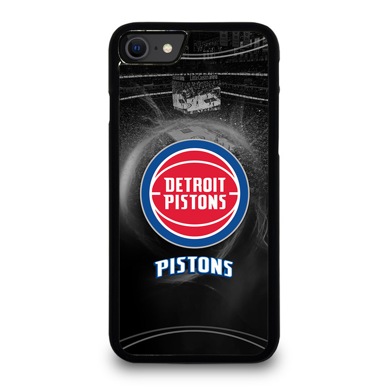DETROIT PISTONS NBA LOGO iPhone SE 2022 Case Cover