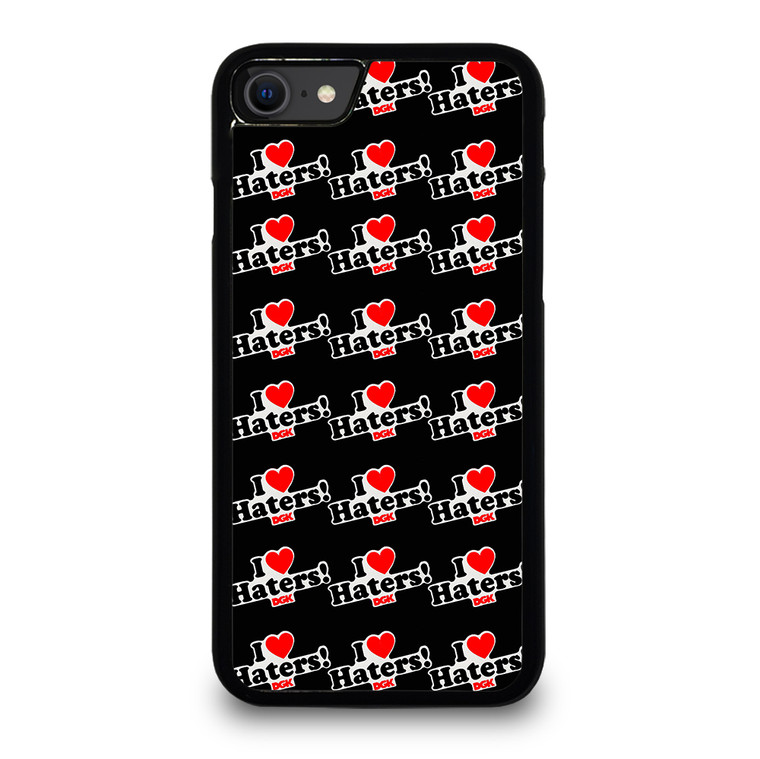 DGK I LOVE HATERS PATTERN iPhone SE 2022 Case Cover