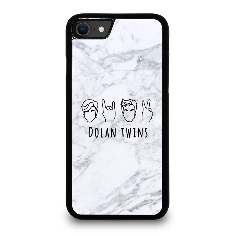 DOLAN TWINS MARBLE LOGO iPhone SE 2022 Case Cover