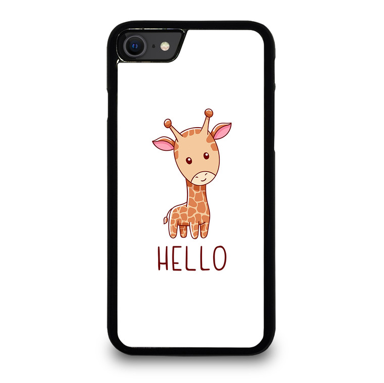 GIRAFFE HELLO iPhone SE 2022 Case Cover