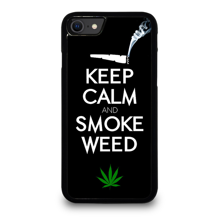 KEEP CALM AND SMOKE WEED 1 iPhone SE 2022 Case Cover
