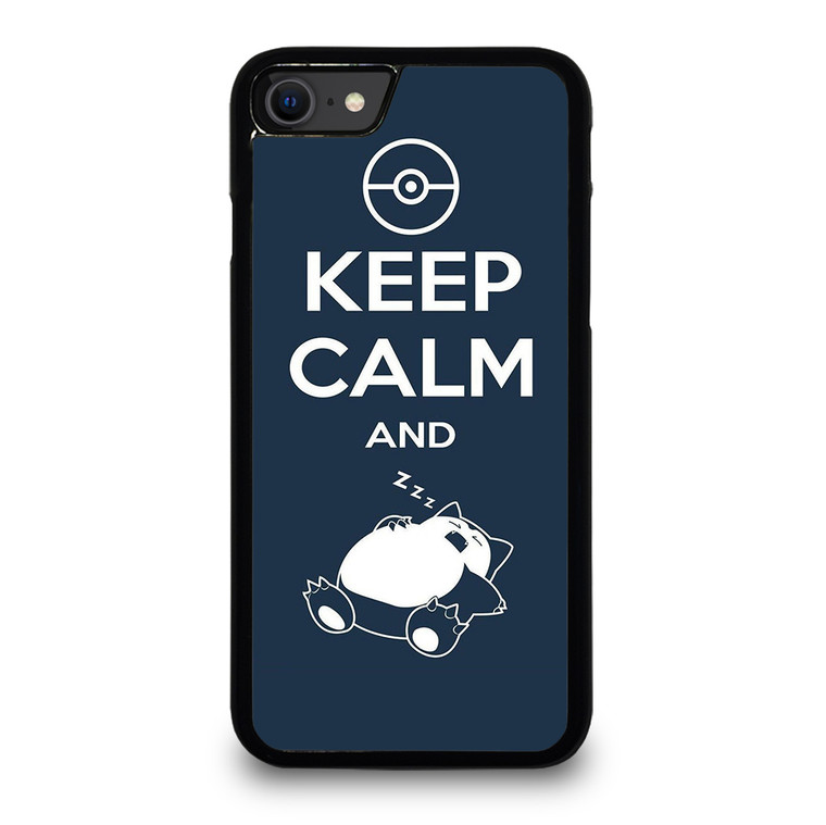 KEEP CALM SNORLAX iPhone SE 2022 Case Cover