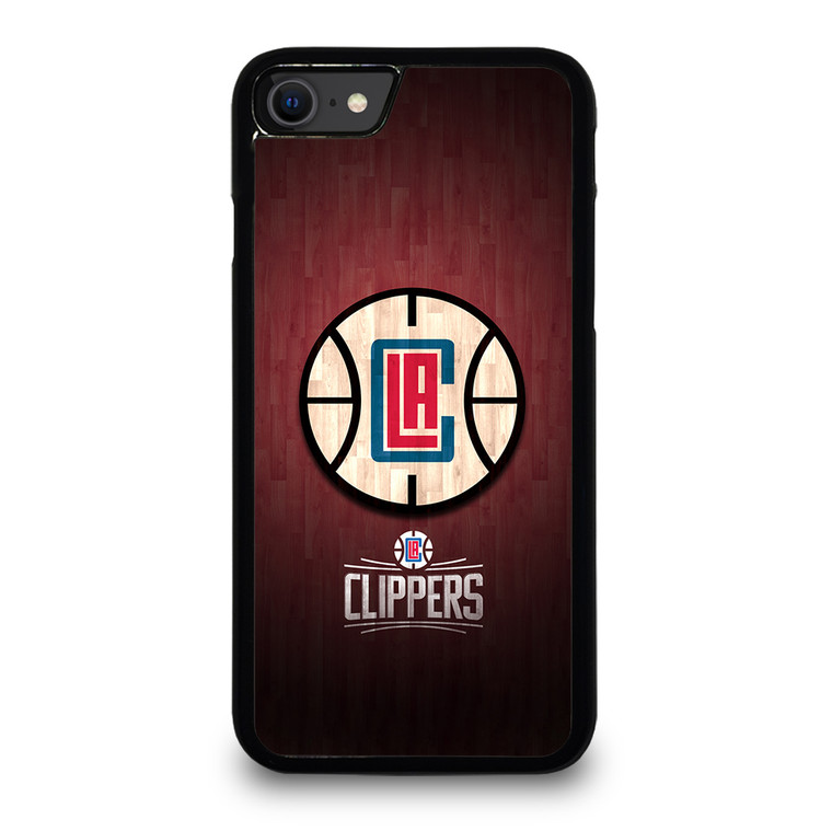 LOS ANGELES CLIPPERS WOODEN LOGO iPhone SE 2022 Case Cover