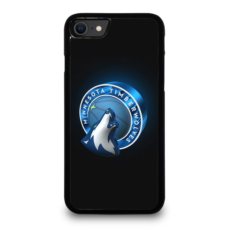 MINNESOTA TIMBERWOLVES 3D LOGO iPhone SE 2022 Case Cover