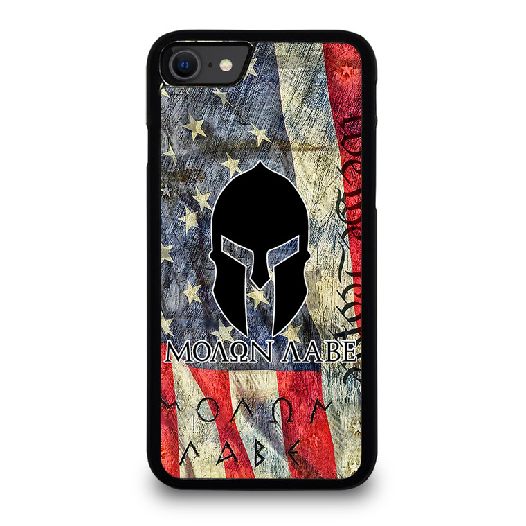 MOLON LABE AMERICAN FLAG iPhone SE 2022 Case Cover