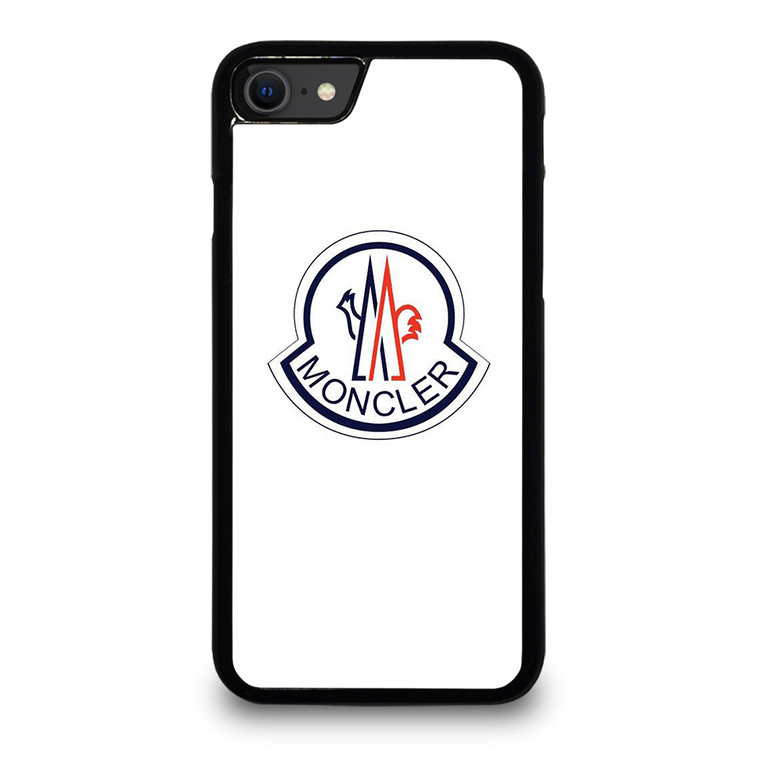 MONCLER LOGO WHITE iPhone SE 2022 Case Cover
