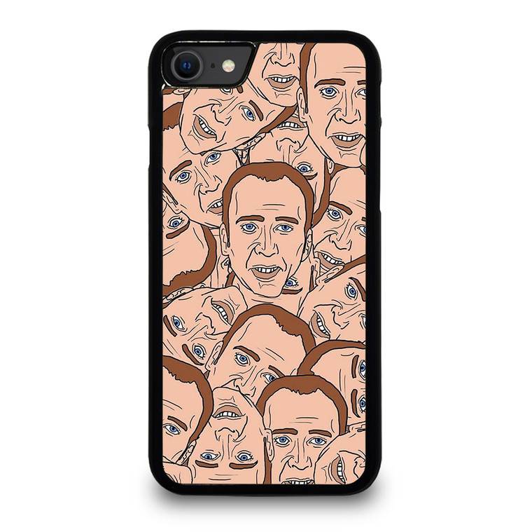 NICOLAS CAGE COLLAGE iPhone SE 2022 Case Cover