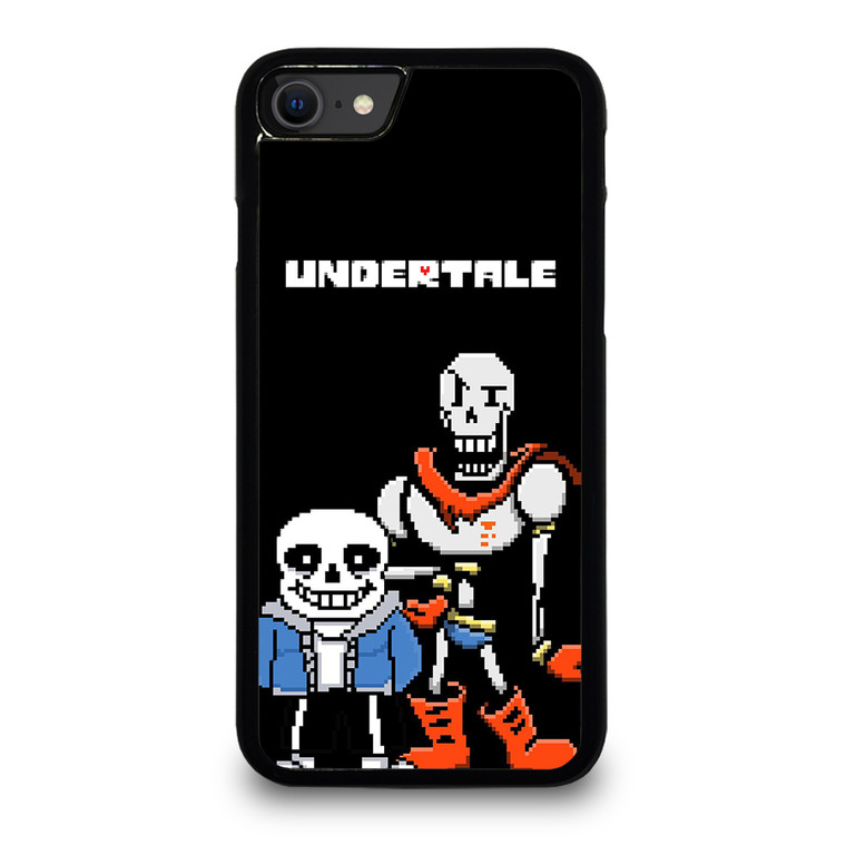PAPYRUS AND SANS UNDERTALE 8BIT iPhone SE 2022 Case Cover