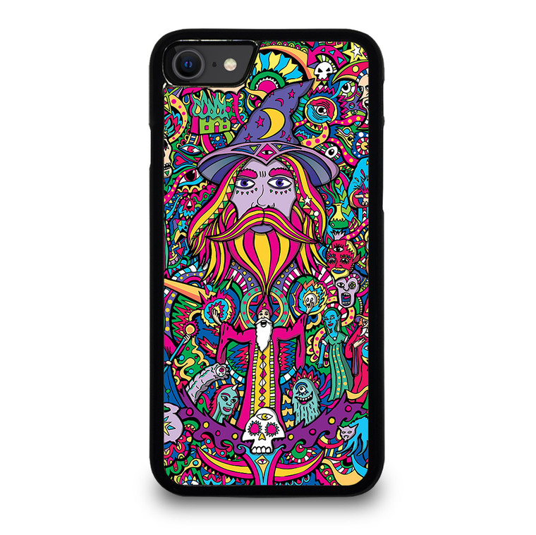 PSYCHEDELIC VISUALS WIZARD iPhone SE 2022 Case Cover