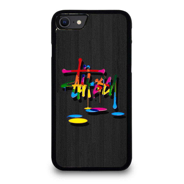 STUSSY PAINT LOGO iPhone SE 2022 Case Cover