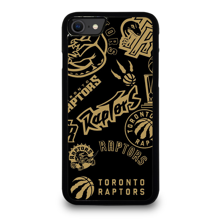 TORONTO RAPTORS LOGO COLLAGE iPhone SE 2022 Case Cover