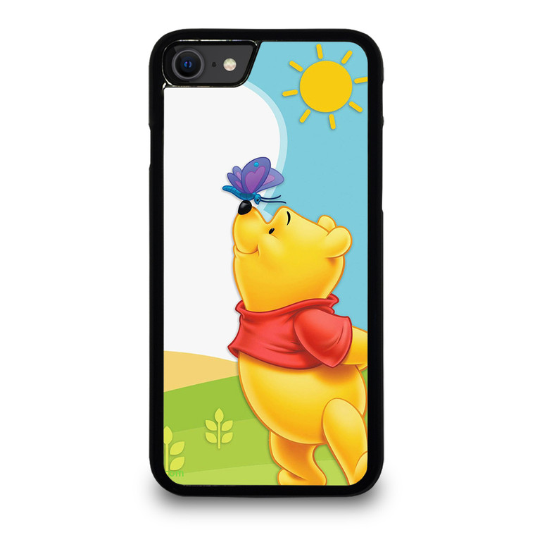 WINNIE THE POOH BUTTERFLY iPhone SE 2022 Case Cover