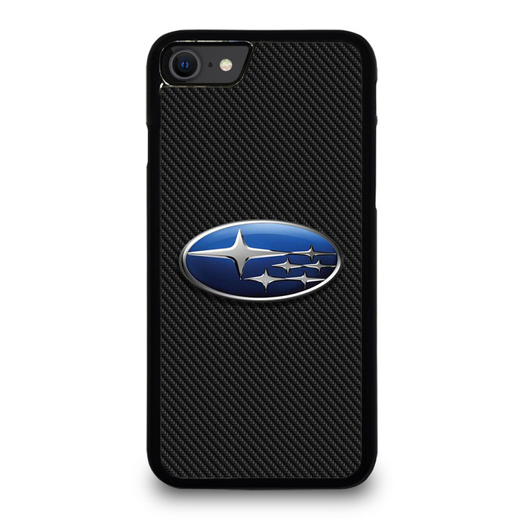 SUBARU LOGO CARBON iPhone SE 2020 Case Cover