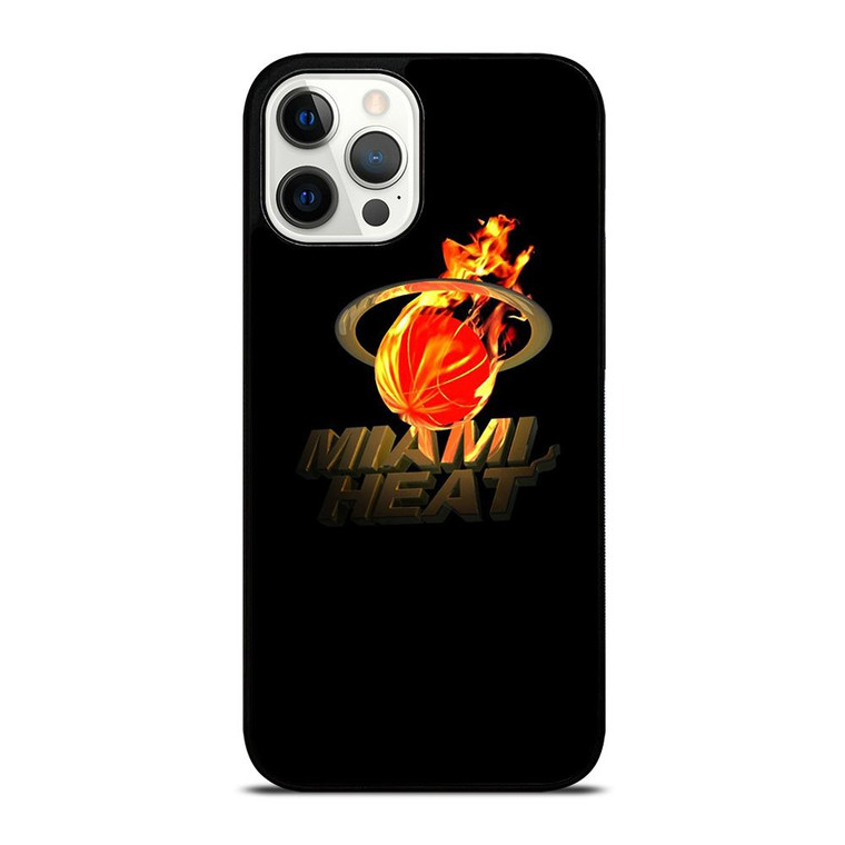 MIAMI HEAT FIRE LOGO iPhone 12 Pro Max Case Cover