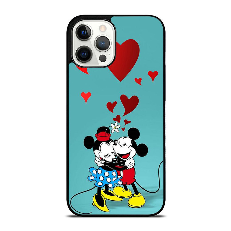 MICKEY AND MINNIE MOUSE HUG iPhone 12 Pro Max Case Cover