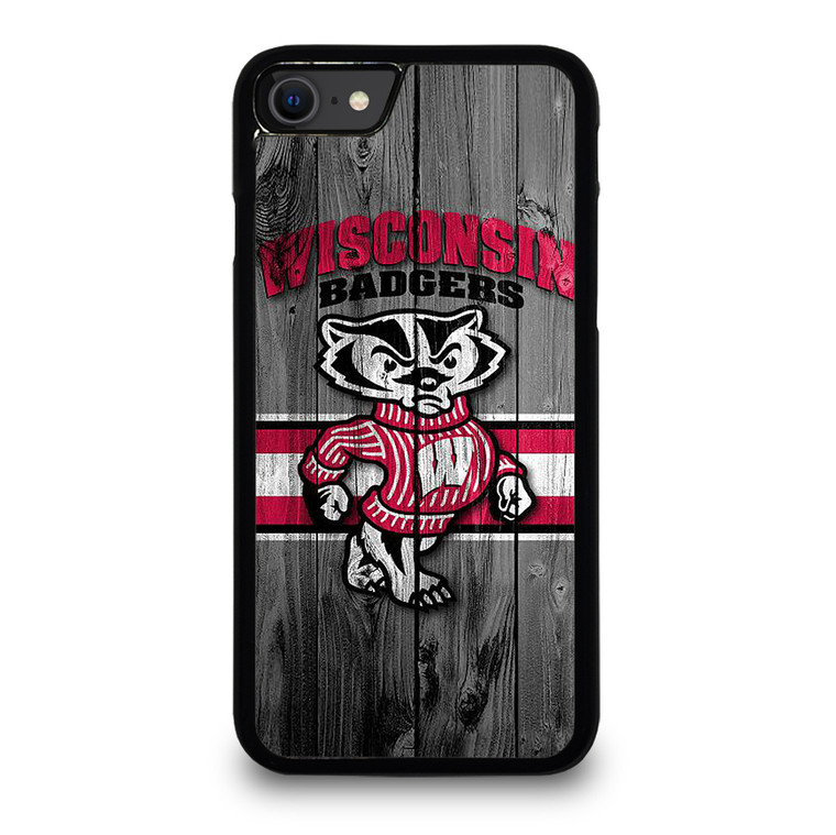 WISCONSIN BADGERS LOGO iPhone SE 2020 Case Cover
