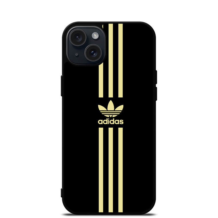 ADIDAS GOLD STRIPE 1 iPhone 15 Plus Case Cover