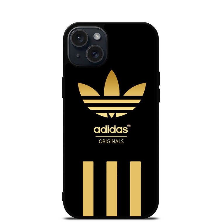 ADIDAS GOLD STRIPE 2 iPhone 15 Plus Case Cover