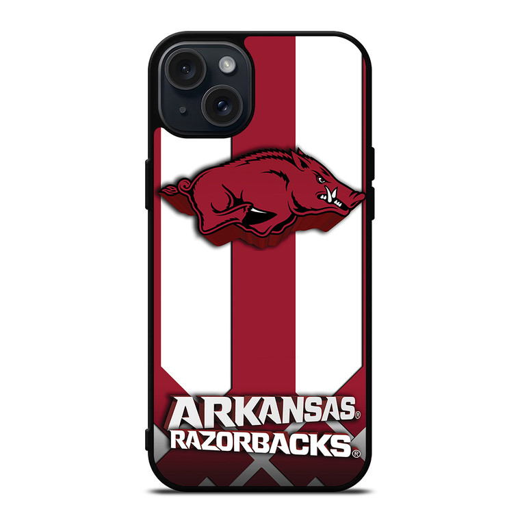 ARKANSAS RAZORBACKS LOGO iPhone 15 Plus Case Cover