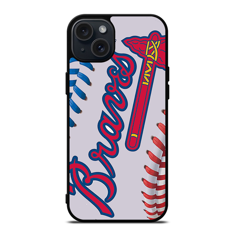 ATLANTA BRAVES BALL LOGO iPhone 15 Plus Case Cover