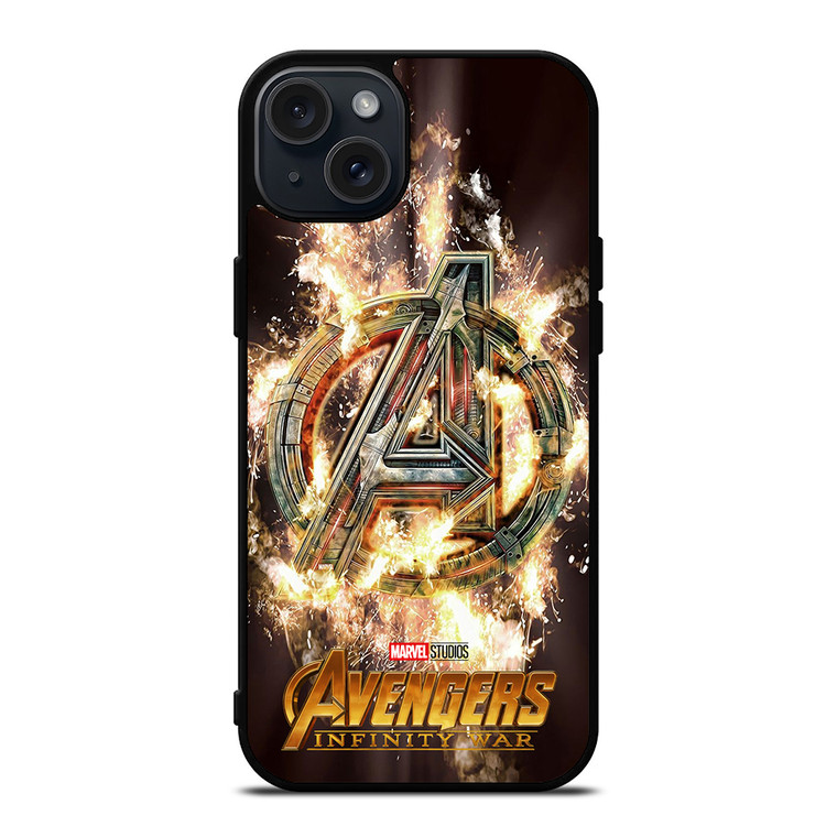 AVENGERS INFINITY WAR LOGO iPhone 15 Plus Case Cover