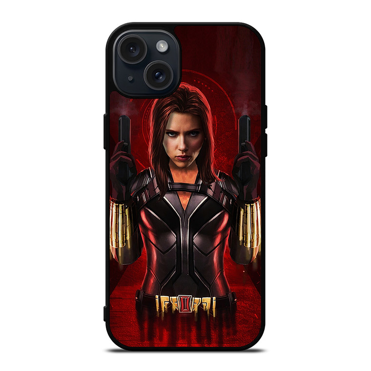 BLACK WIDOW SUPERHERO iPhone 15 Plus Case Cover