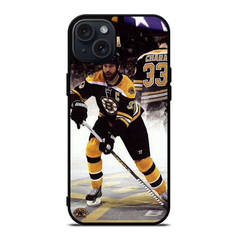 BOSTON BRUINS 33 ZDENO CHARA iPhone 15 Plus Case Cover