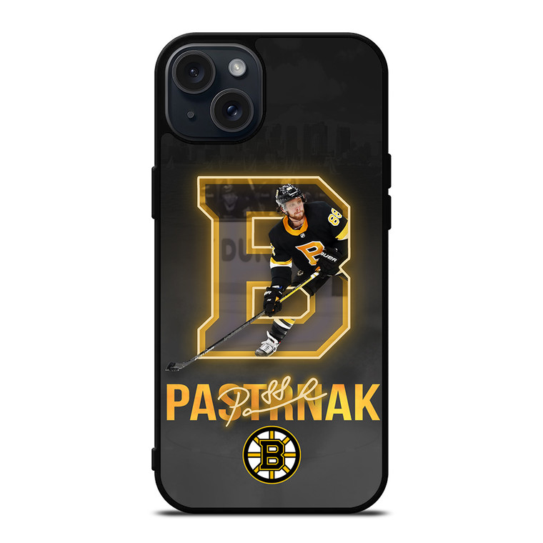 BOSTON BRUINS DAVID PASTRNAK SIGNATURE iPhone 15 Plus Case Cover