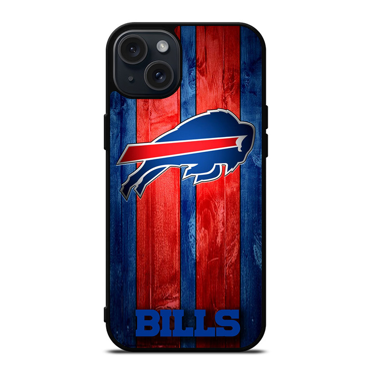 BUFFALO BILLS WOODEN iPhone 15 Plus Case Cover