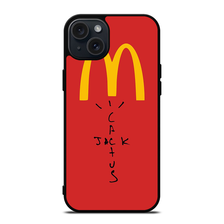 CACTUS JACK TRAVIS SCOTT MCDONALD'S LOGO iPhone 15 Plus Case Cover