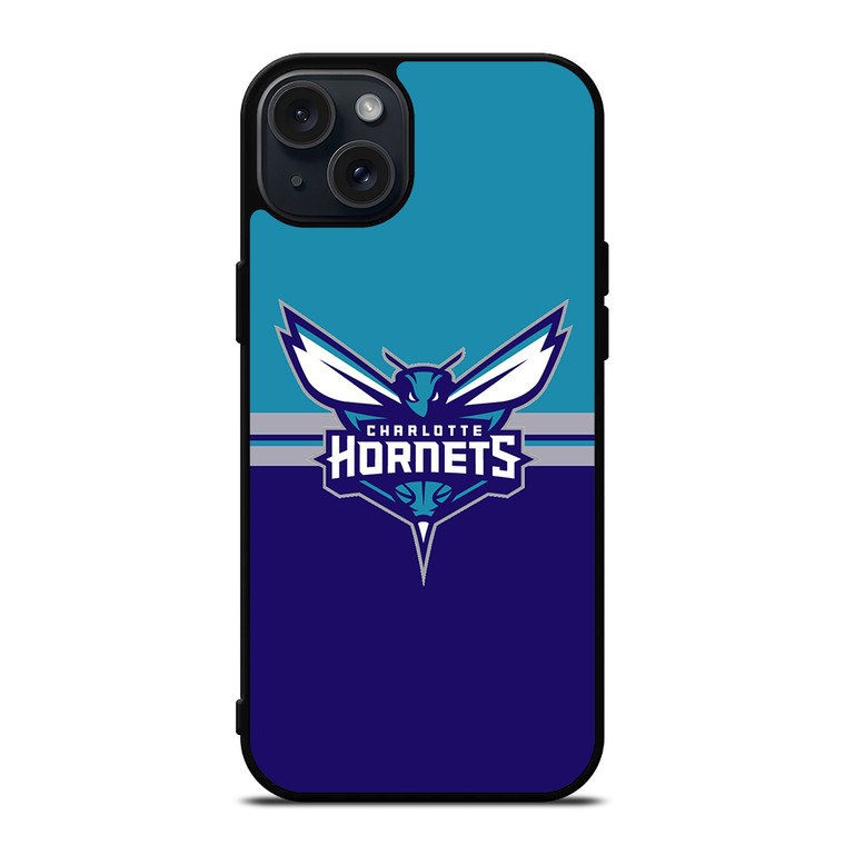 CHARLOTTE HORNETS BASKETBALL LOGO iPhone 15 Plus Case Cover