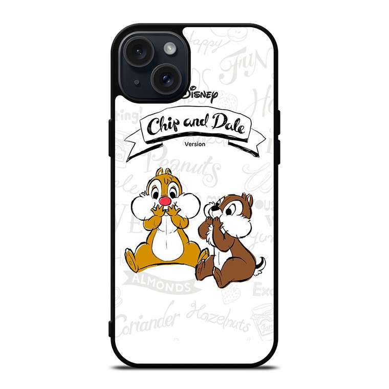 CHIP AND DALE CARTOON DISNEY iPhone 15 Plus Case Cover