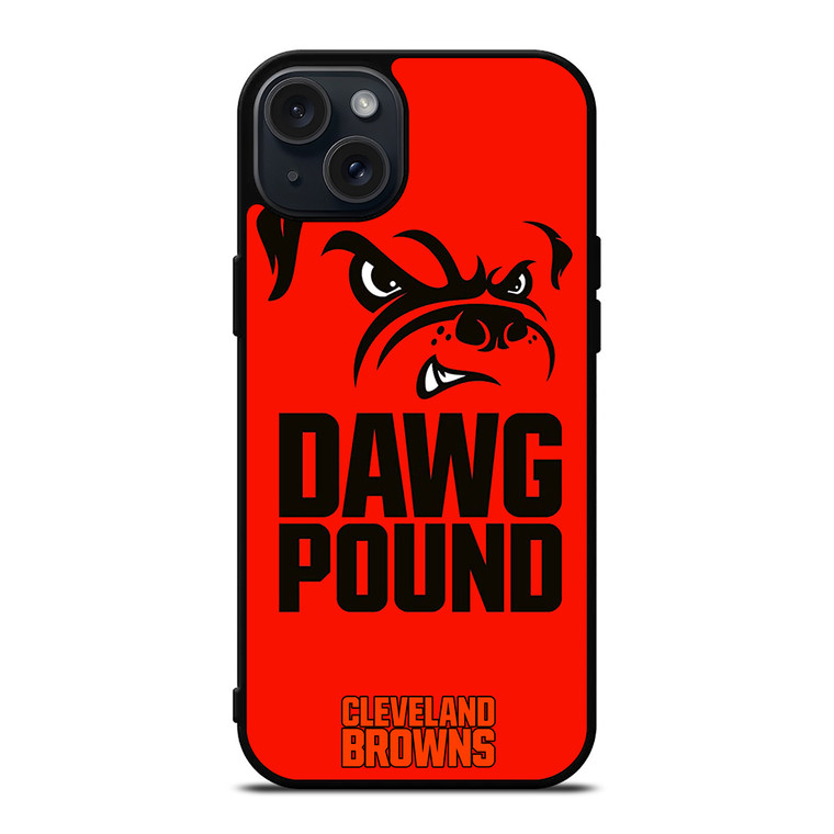 CLEVELAND BROWNS DAWG iPhone 15 Plus Case Cover CLEVELAND BROWNS DAWG iPhone 15 Plus Case Cover