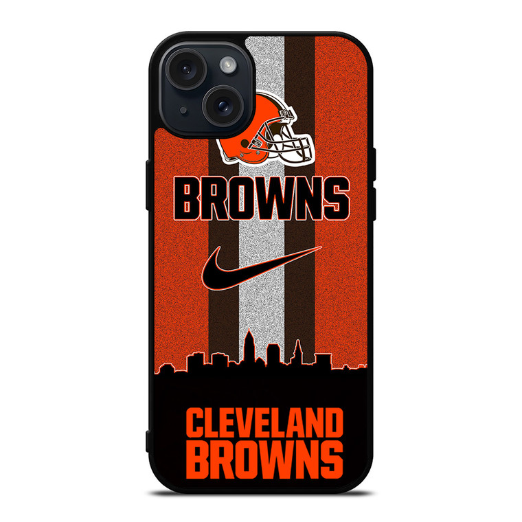 CLEVELAND BROWNS LOGO iPhone 15 Plus Case Cover CLEVELAND BROWNS LOGO iPhone 15 Plus Case Cover