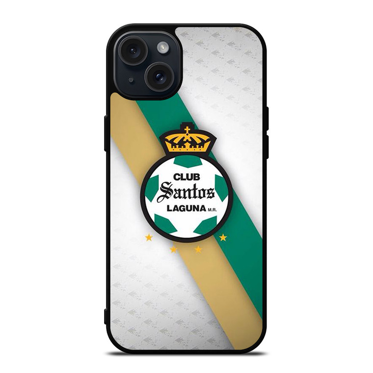 CLUB SANTOS LAGUNA FOOTBALL LOGO 3 iPhone 15 Plus Case Cover