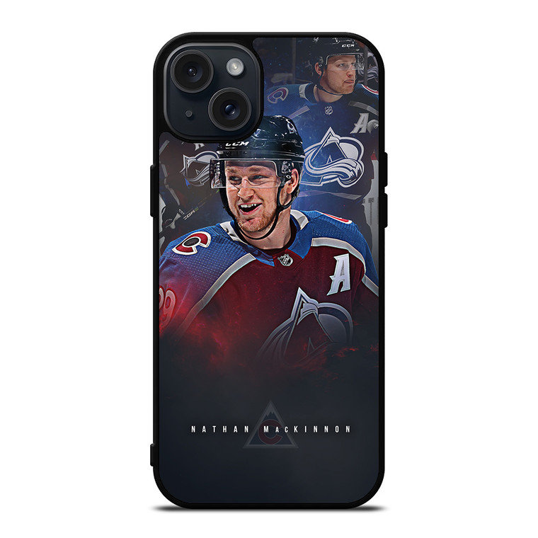 COLORADO AVALANCHE NATHAN MACKINNON iPhone 15 Plus Case Cover COLORADO AVALANCHE NATHAN MACKINNON iPhone 15 Plus Case Cover