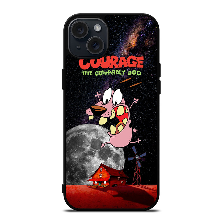 COURAGE THE COWARDLY DOG SPACE iPhone 15 Plus Case Cover