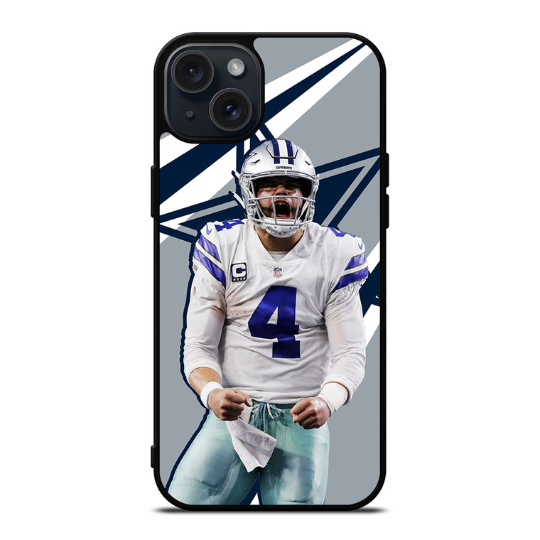 DAK PRESCOTT COWBOYS 4 iPhone 15 Plus Case Cover