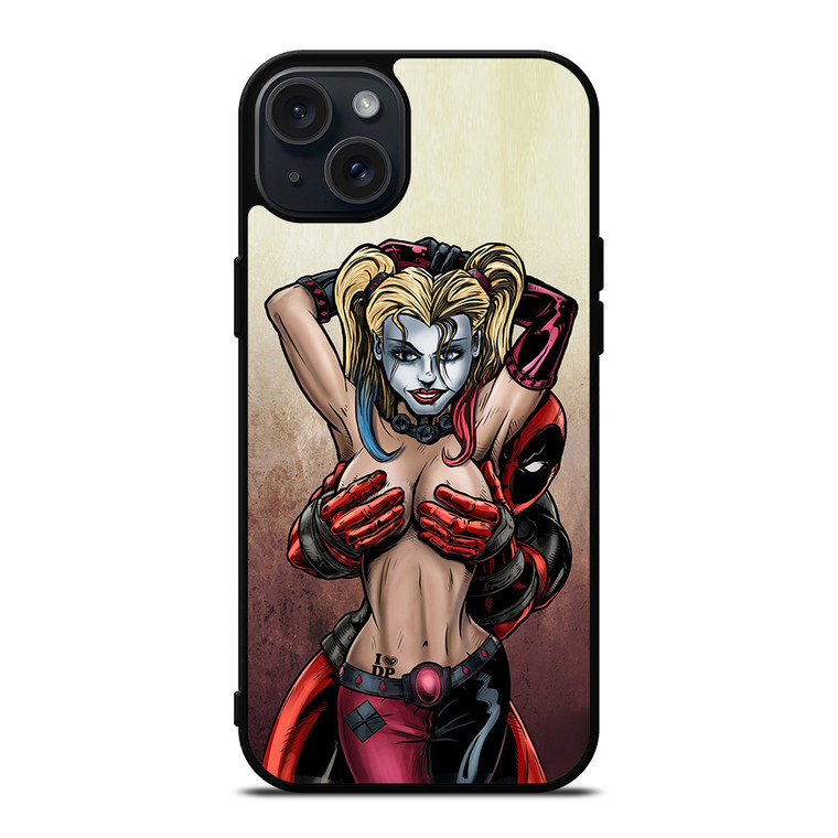 DEADPOOL HARLEY QUINN 3 iPhone 15 Plus Case Cover