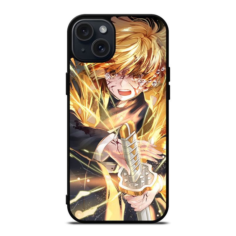 DEMON SLAYER ZENITSU AGATSUMA iPhone 15 Plus Case Cover DEMON SLAYER ZENITSU AGATSUMA iPhone 15 Plus Case Cover