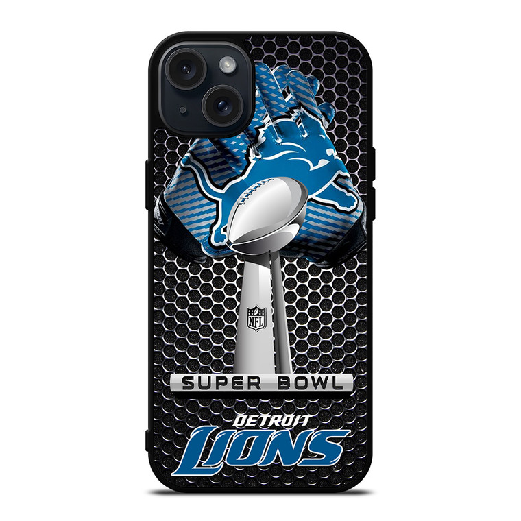 DETROIT LIONS SUPER BOWL iPhone 15 Plus Case Cover