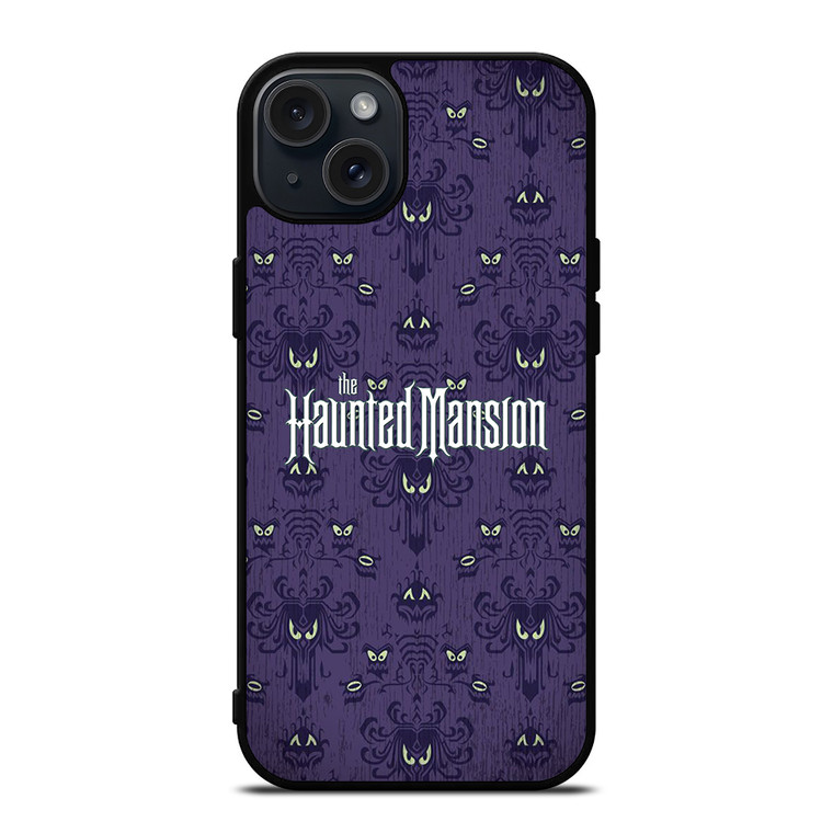 DISNEY HAUNTED MANSION PATTERN LOGO iPhone 15 Plus Case Cover