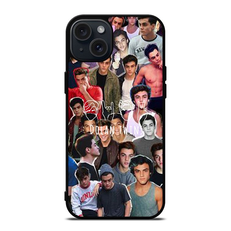 DOLAN TWINS COLLAGE ART iPhone 15 Plus Case Cover