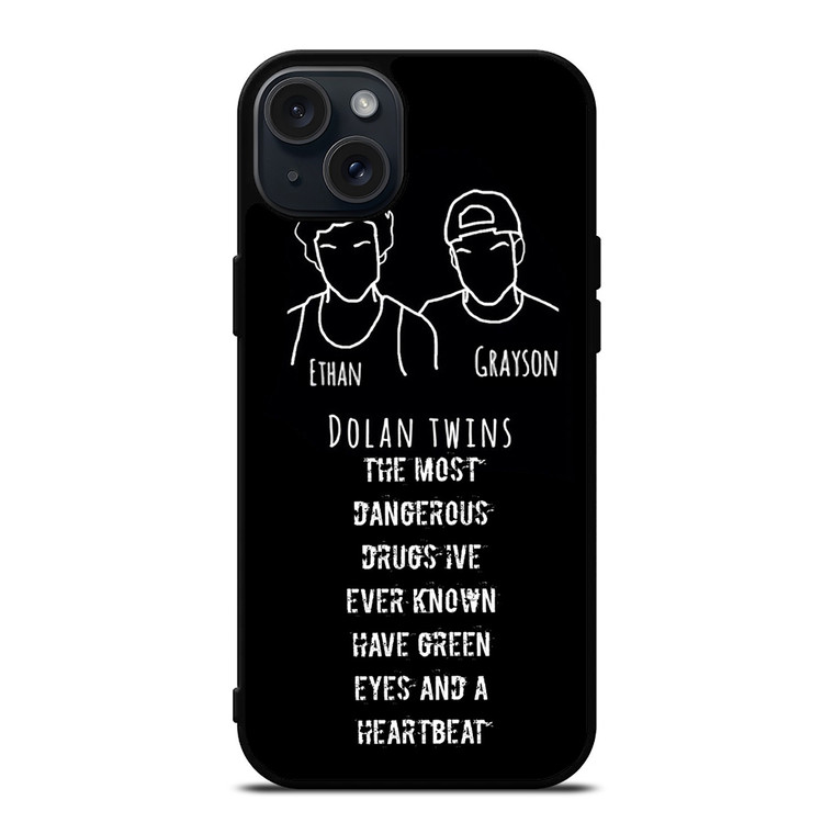 DOLAN TWINS SILHOUETTE iPhone 15 Plus Case Cover