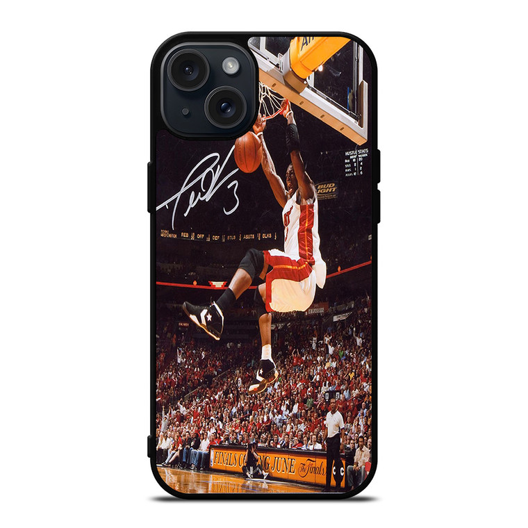 DWYANE WADE DUNK iPhone 15 Plus Case Cover DWYANE WADE DUNK iPhone 15 Plus Case Cover