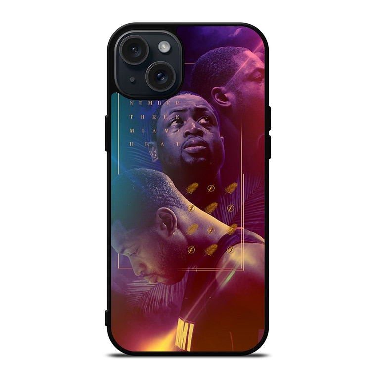 DWYANE WADE NUMBER THREE iPhone 15 Plus Case Cover